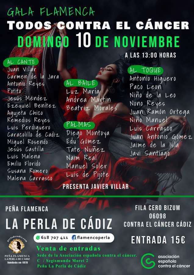  GALA FLAMENCA TODOS CONTRA EL CÁNCER