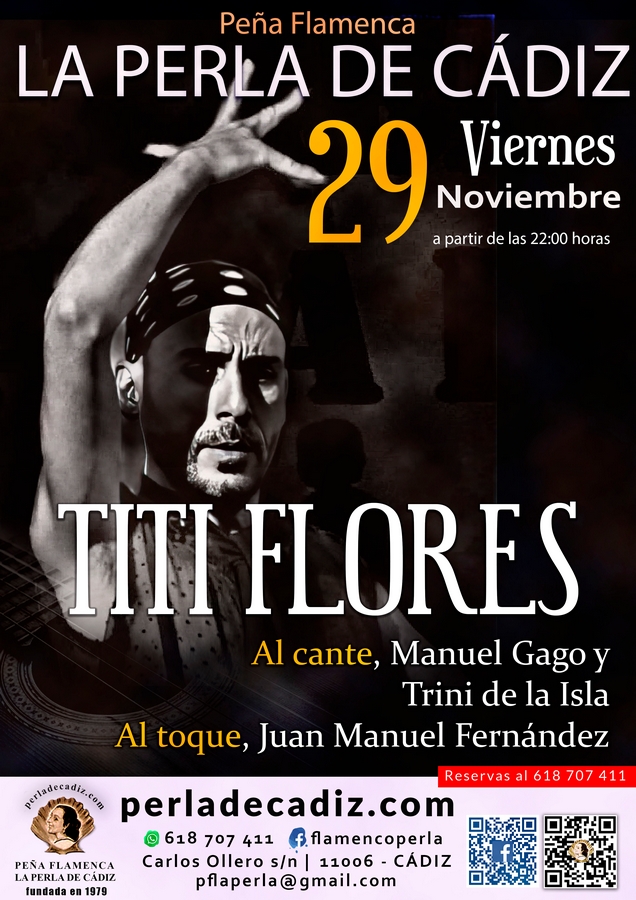  Viernes 29 de Noviembre, Titi Flores