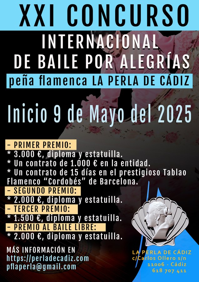  BASES XXI CONCURSO INTERNACIONAL DE BAILE POR ALEGR?AS