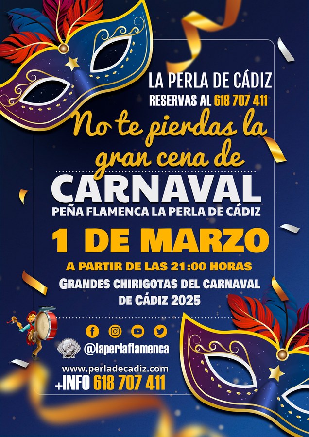  GRAN CENA DE CARNAVAL 2025