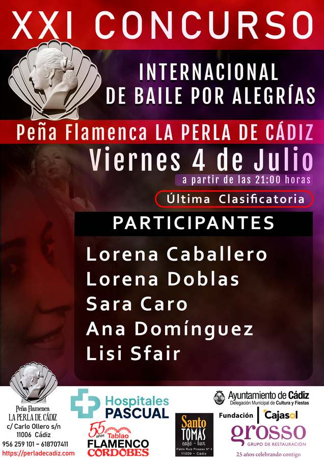 Viernes 4 de Julio, Última Clasificatoria Concurso de baile por Alegrí­as 