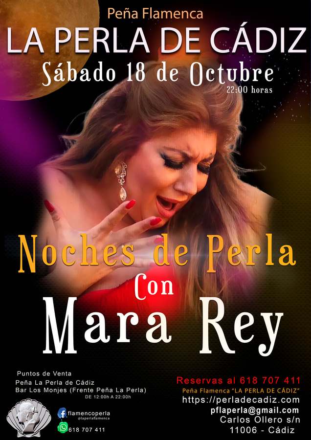  Sábado 18 de Octubre, Mara Rey