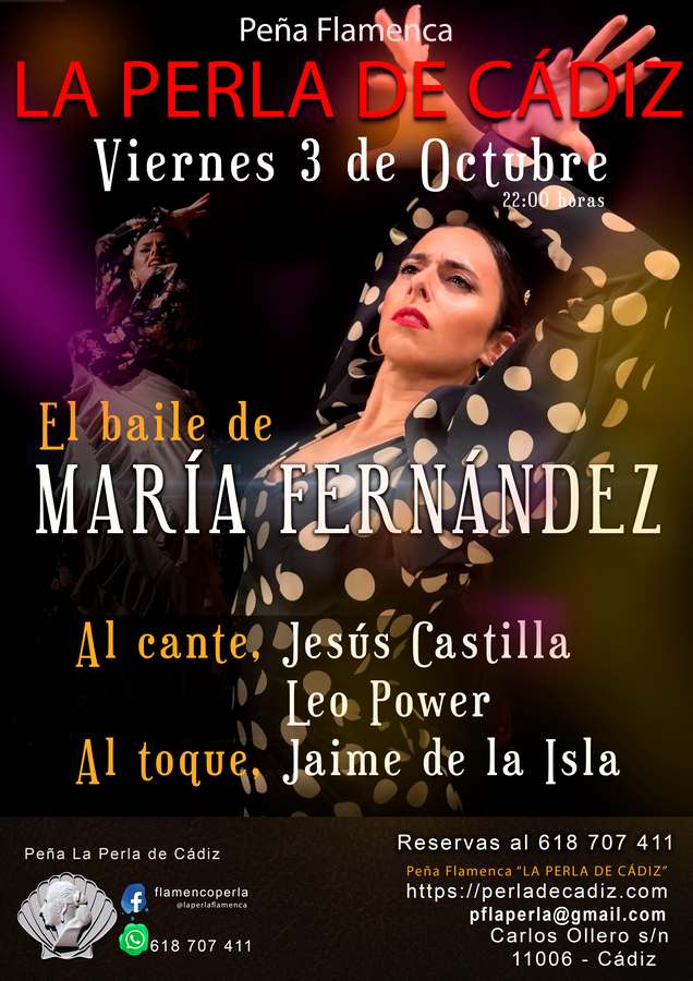  Viernes 3 de Octubre, María Fernández