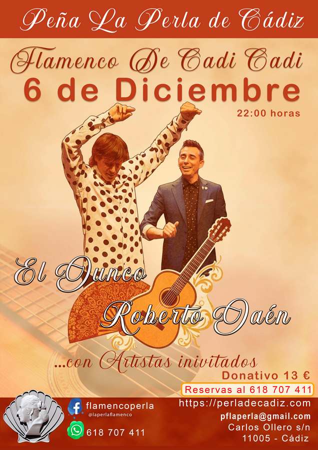  Sábado, 6 de Diciembre - Flamenco de Cadi Cadi