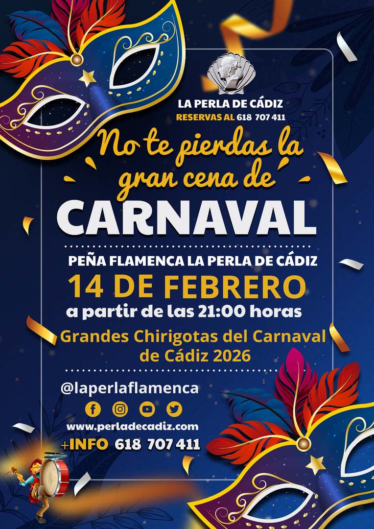  GRAN CENA DE CARNAVAL 2026