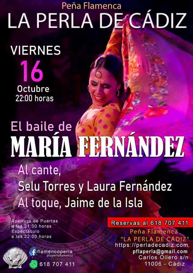  Viernes 16 de Octubre, Marí­a Fernández